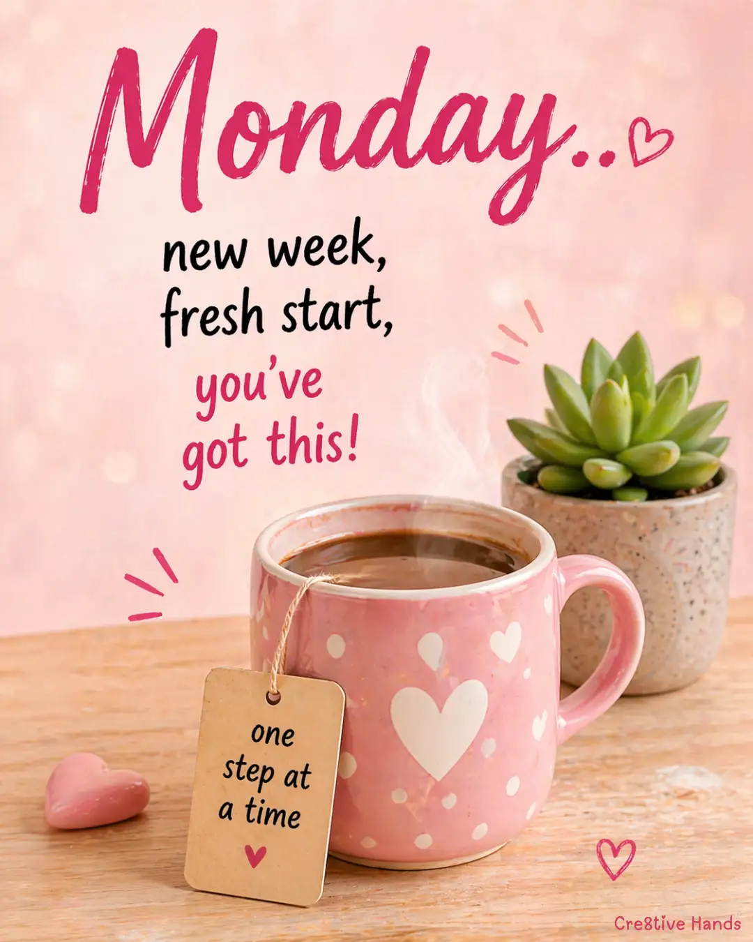 Monday Motivation Poster – New Week Fresh Start — Preview